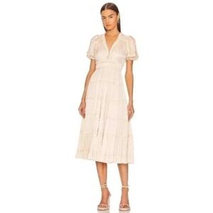 Ulla Johnson Rose Dress in Dawn Women Size 10 B470